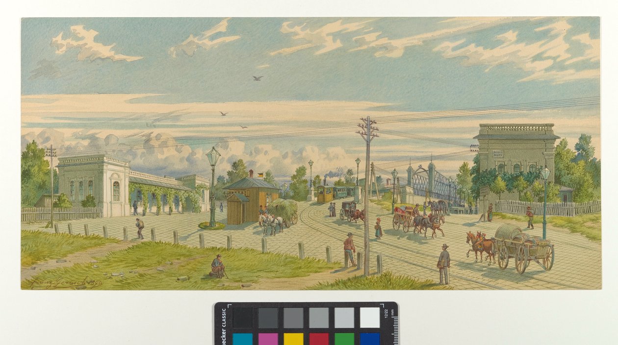 Linje ved Keiser Franz Josef-broen av Franz Gerasch