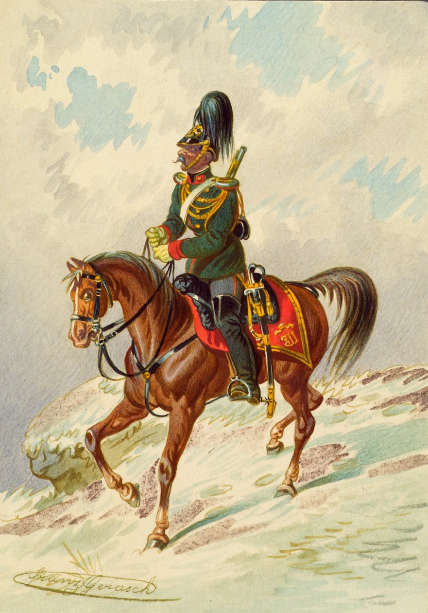 soldat til hest av Franz Gerasch