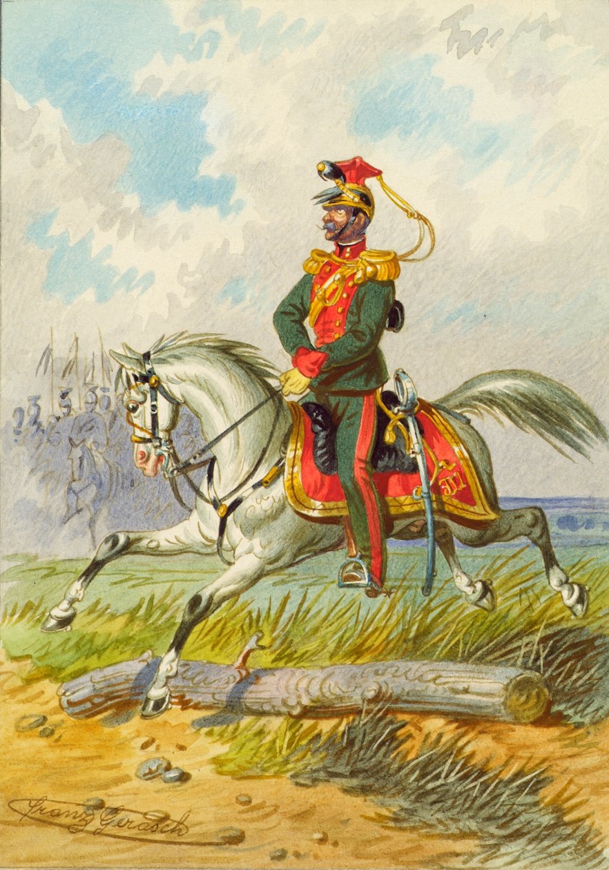 soldat til hest av Franz Gerasch