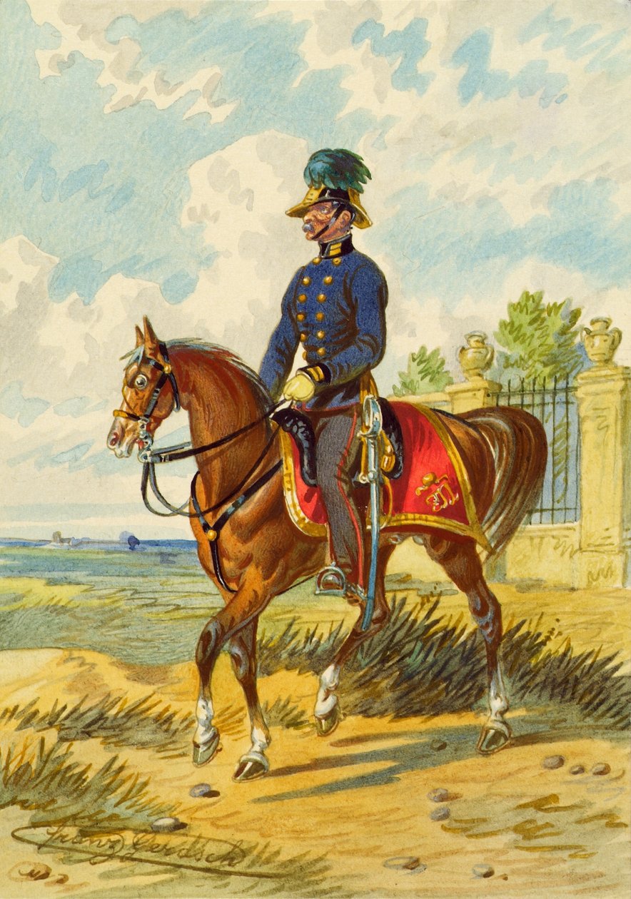 soldat til hest av Franz Gerasch