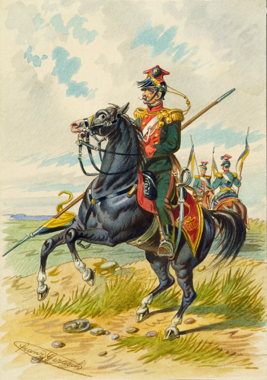 soldat til hest av Franz Gerasch