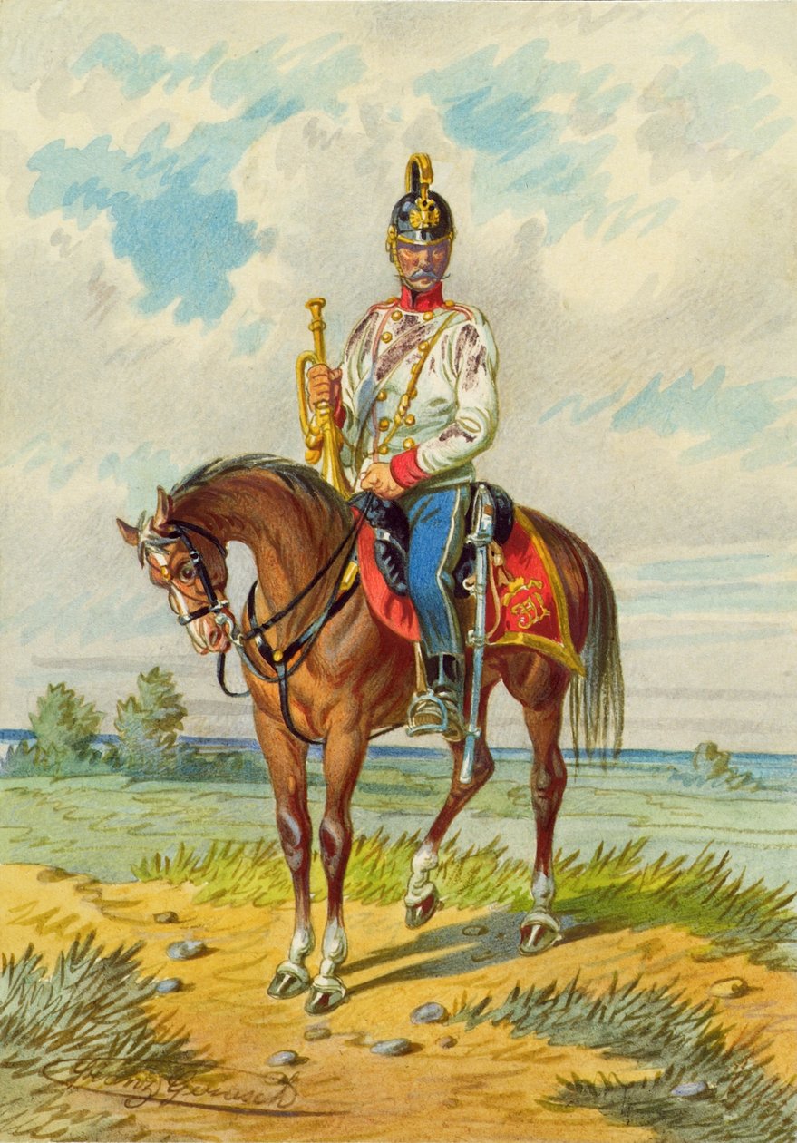 soldat til hest av Franz Gerasch