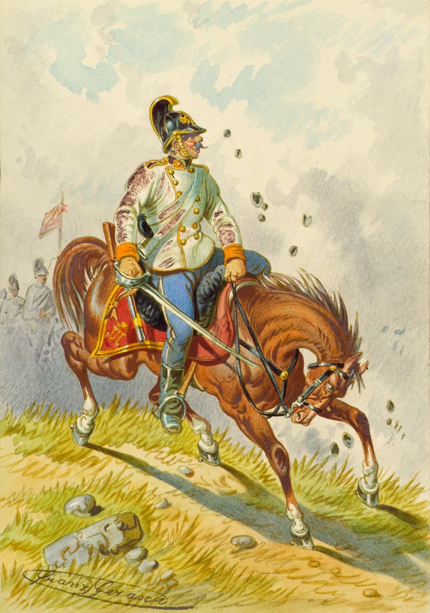soldat til hest av Franz Gerasch