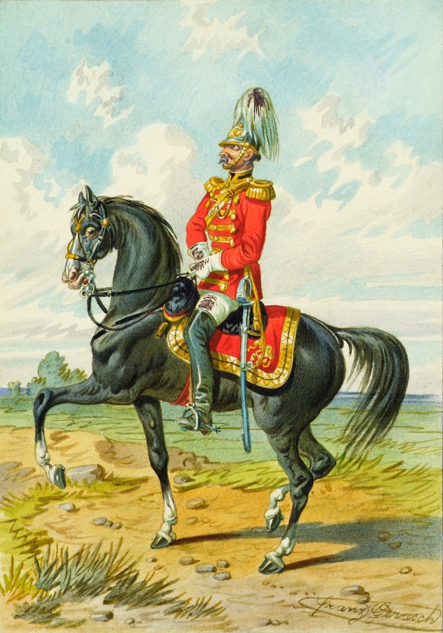 soldat til hest av Franz Gerasch