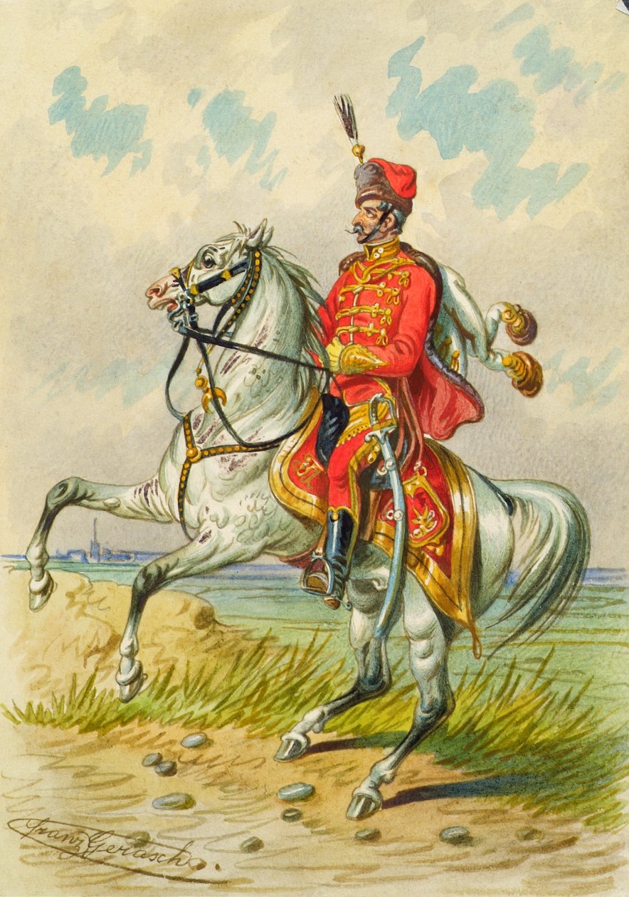 soldat til hest av Franz Gerasch