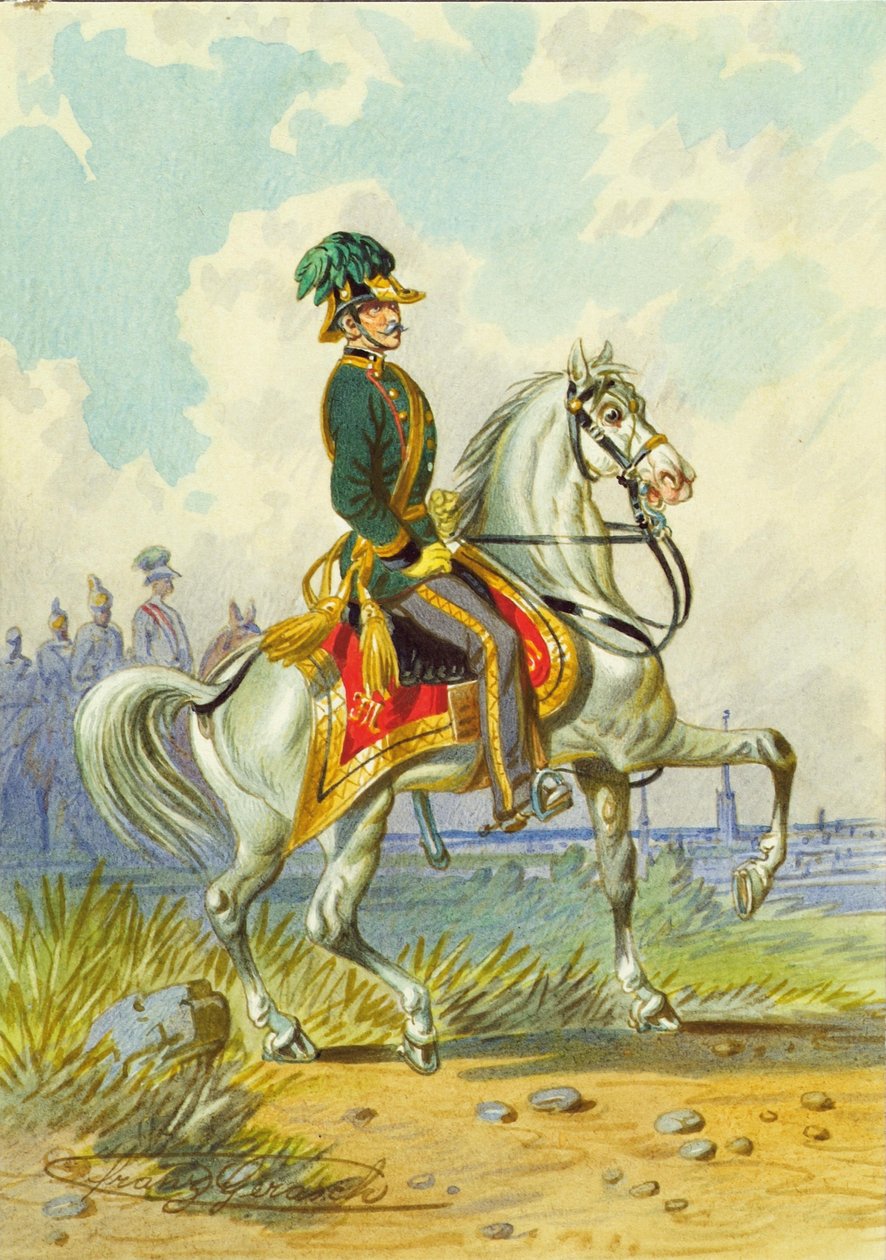 Soldat til hest av Franz Gerasch