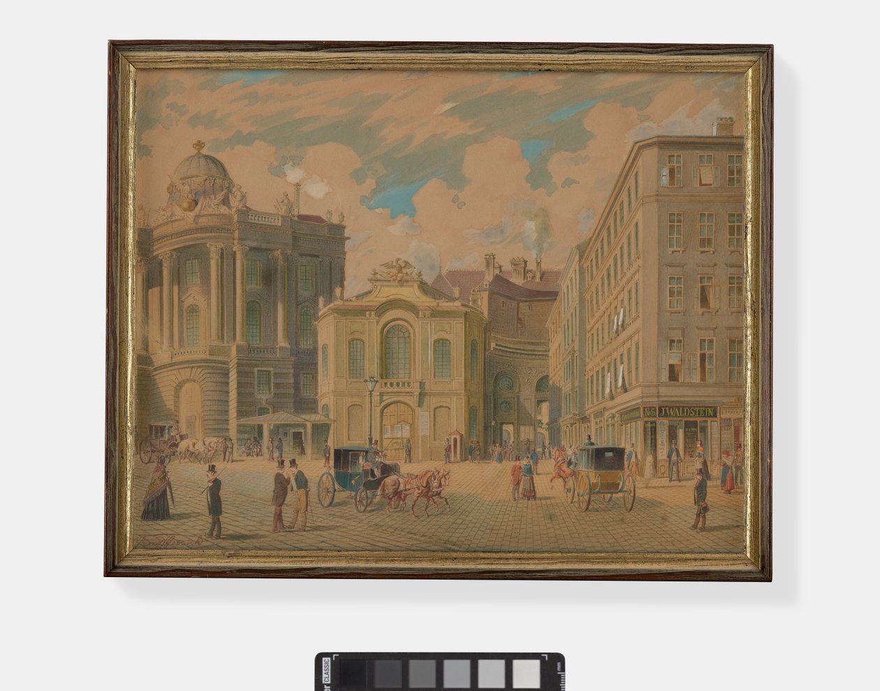 The Old Burgtheater, Wien, 1850-tallet av Franz Gerasch
