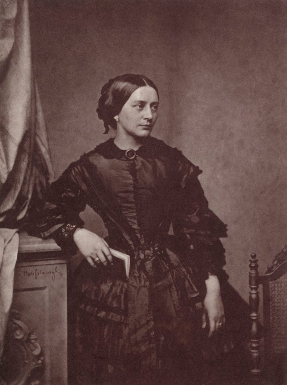 Clara Schumann, tysk pianist og komponist, 1800-tallet av Franz Hanfstaengl