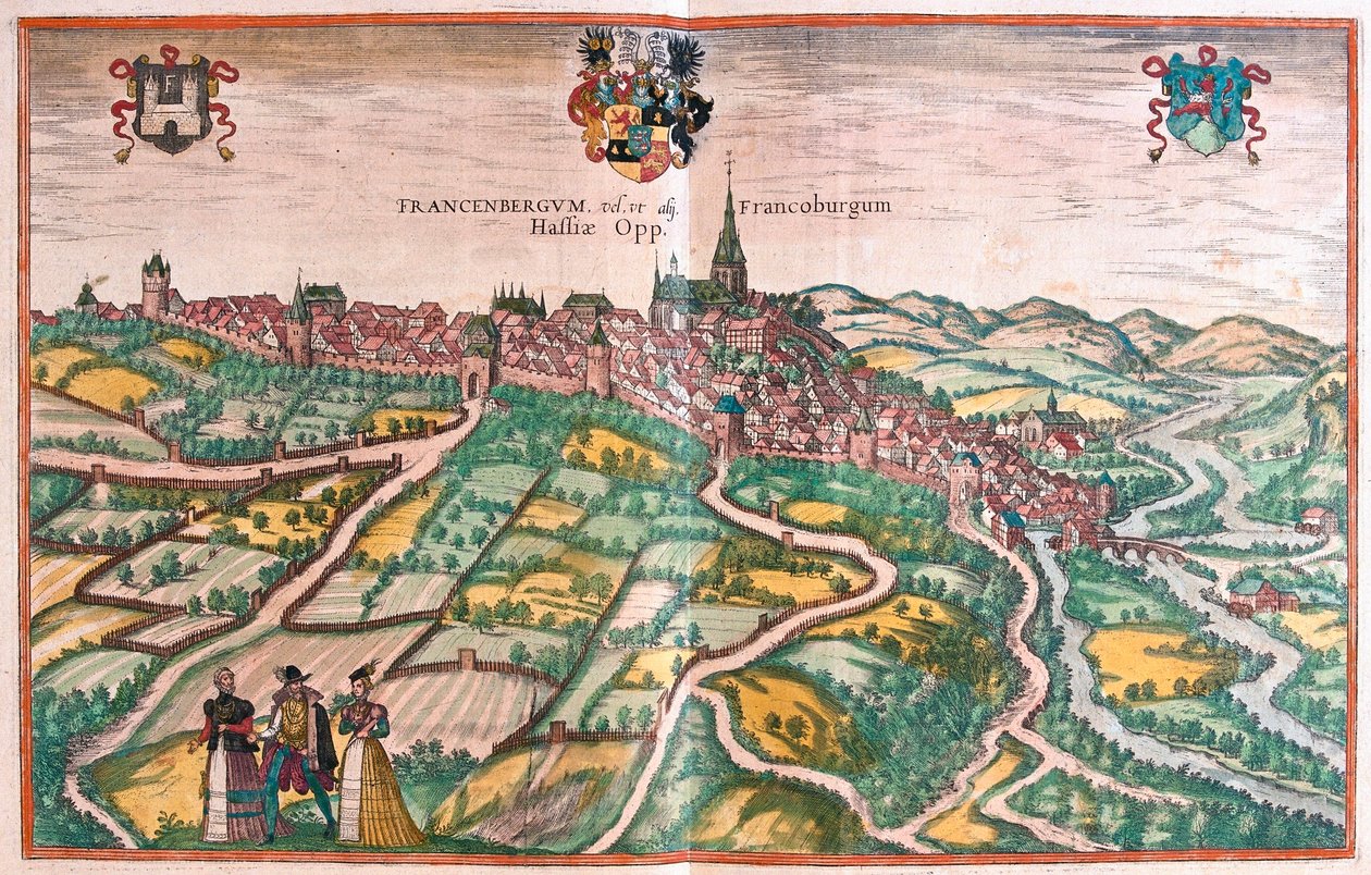 Frankenberg, Nederland (gravering av Franz Hogenberg