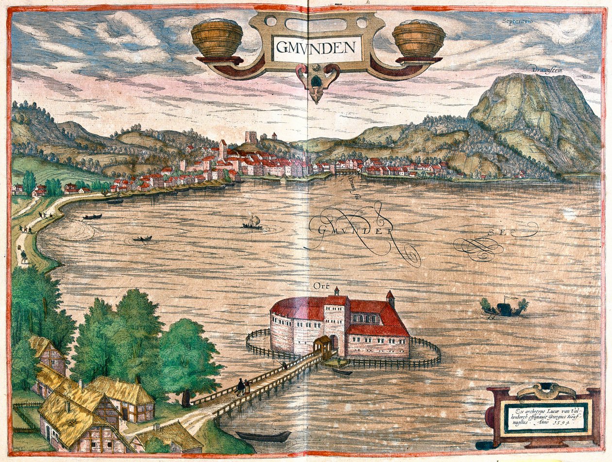 Gmunden, Østerrike av Franz Hogenberg