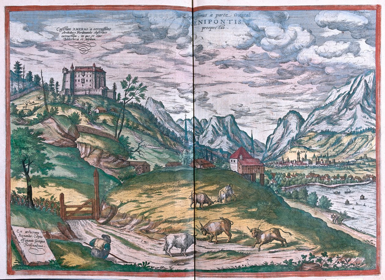 Innsbruck, Østerrike (gravering av Franz Hogenberg