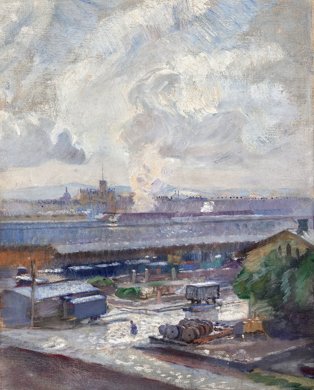 Kullstasjon til Northern Railway av Franz Hohenberger