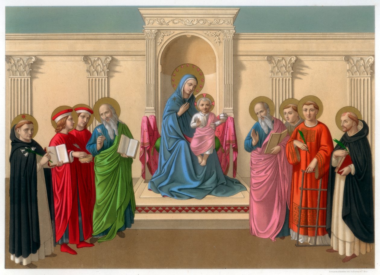 Madonna of the Shadows Madonna of the Shadows, c1450 1870 av Franz Kellerhoven