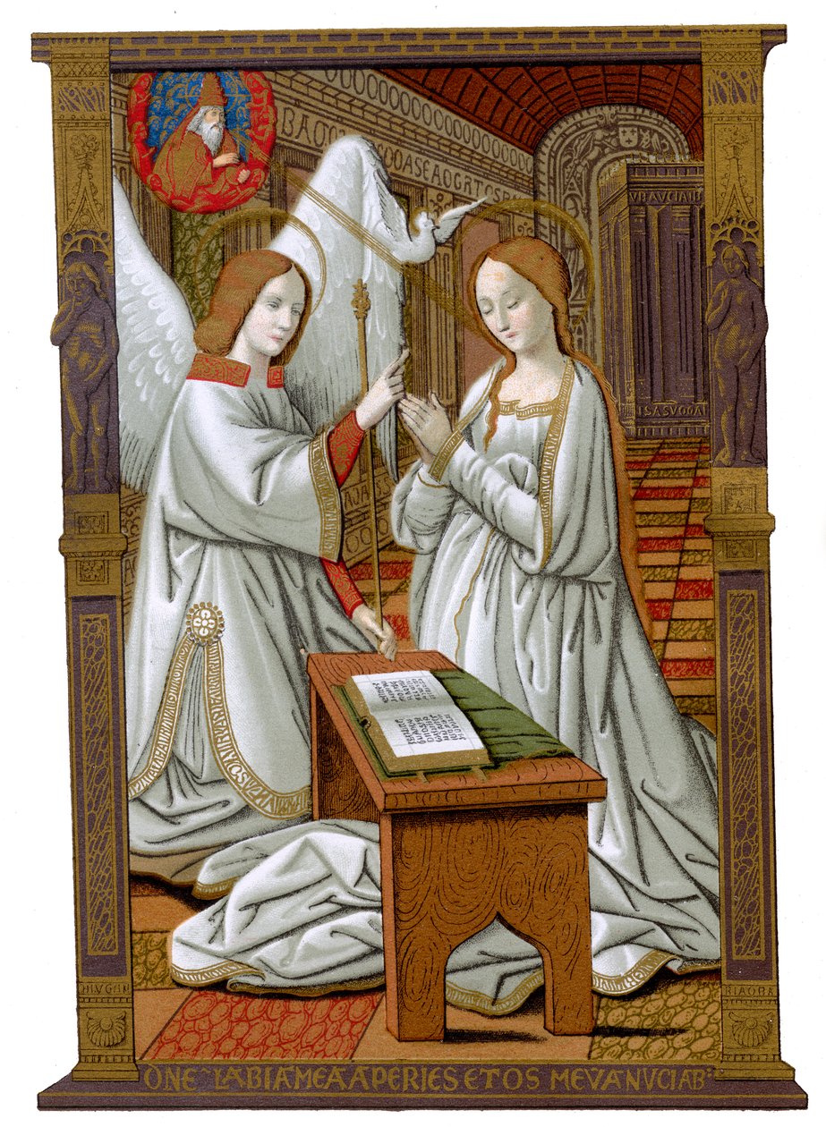 Bebudelsen, c1503, 1870 av Franz Kellerhoven
