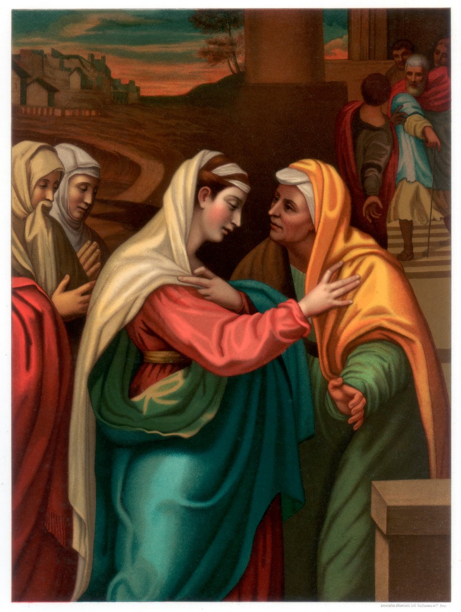 The Visitation, 1518-1519 1870 av Franz Kellerhoven