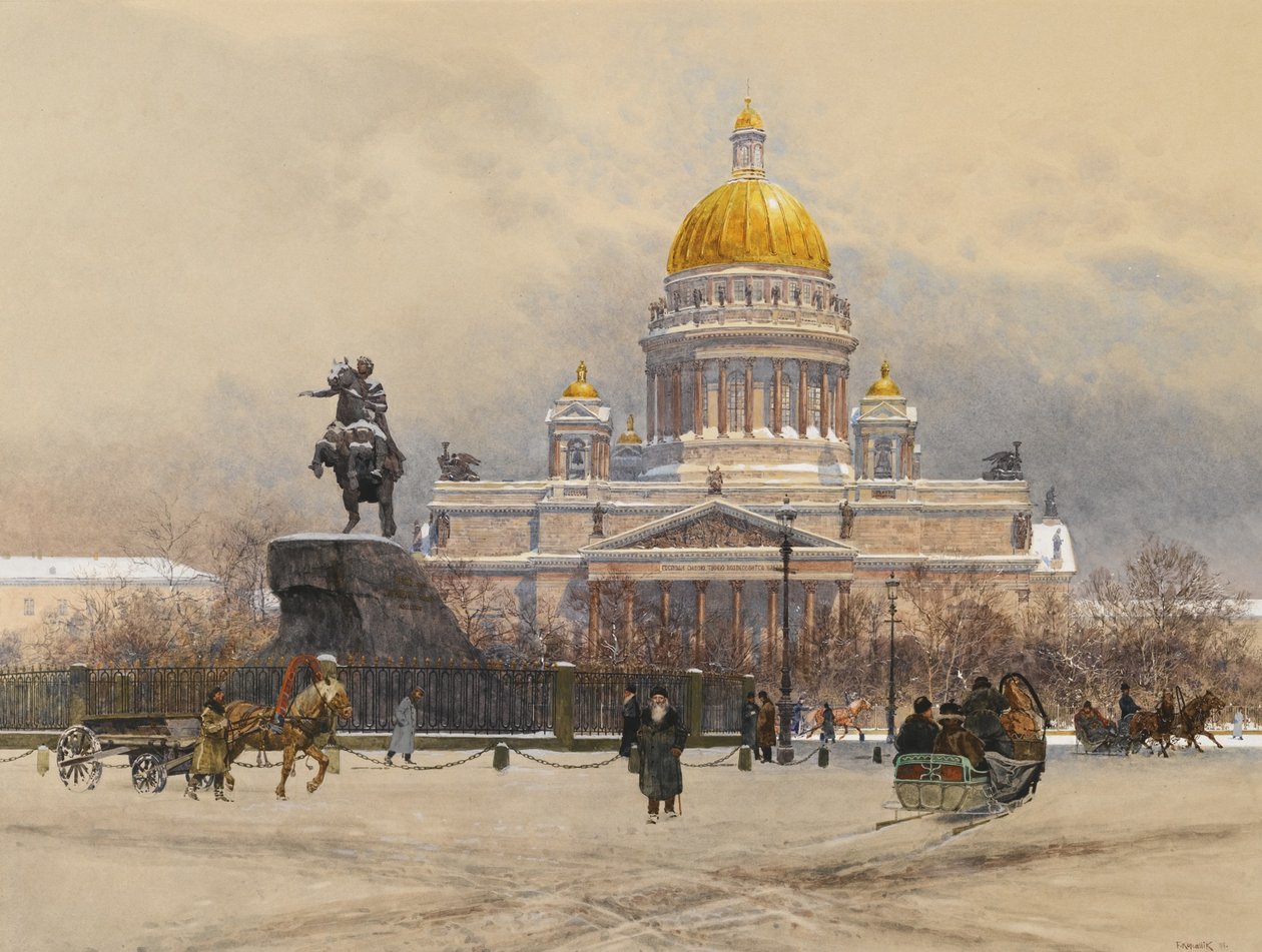 Saint Isaacs-katedralen, 1898 av Franz Kopallik