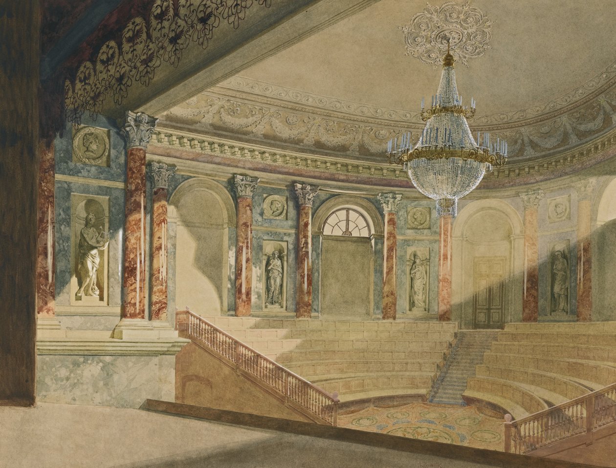 Hermitage Theatre, 1898 av Franz Kopallik