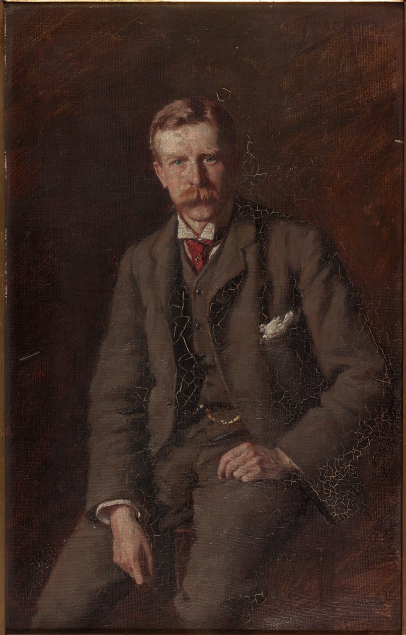 Portrett av Henry Straker, 1890 av Franz Kops