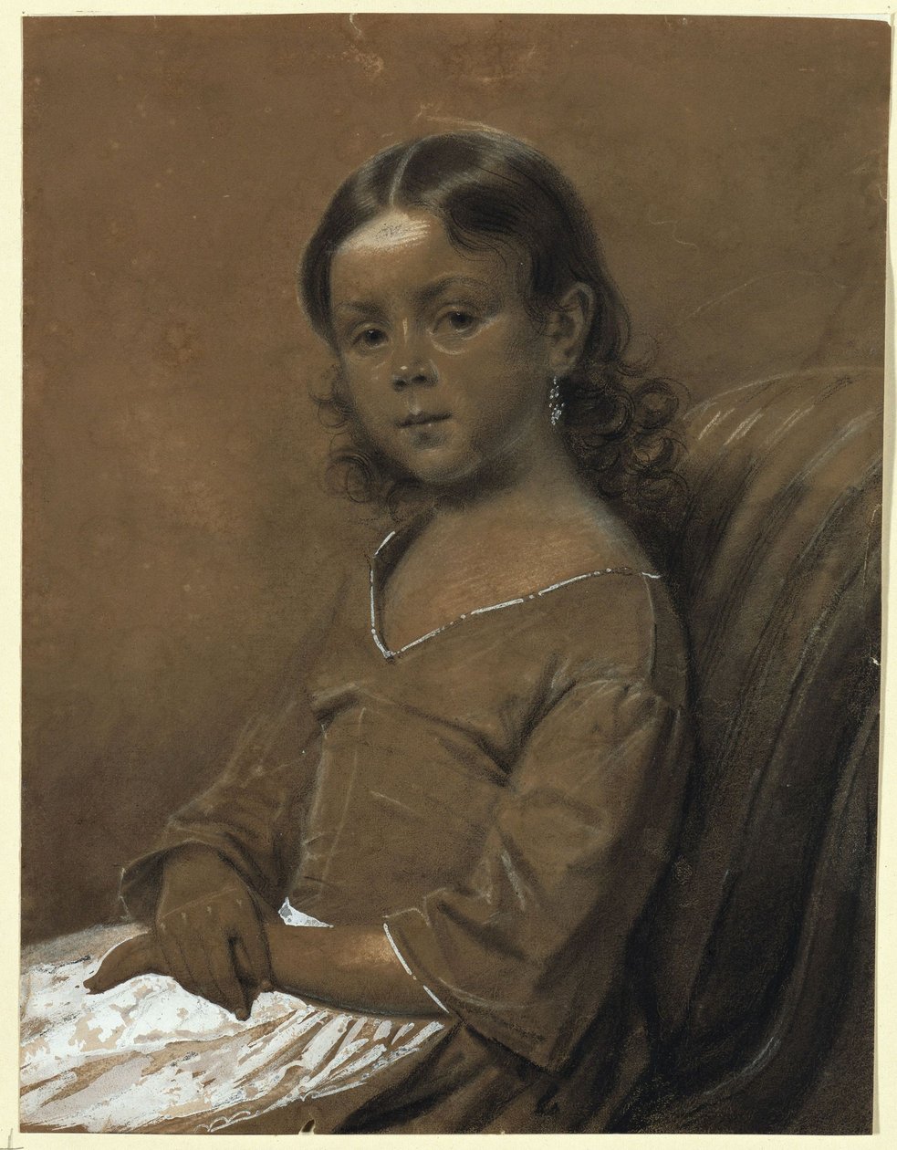 Auguste Taglioni som barn av Franz Krüger