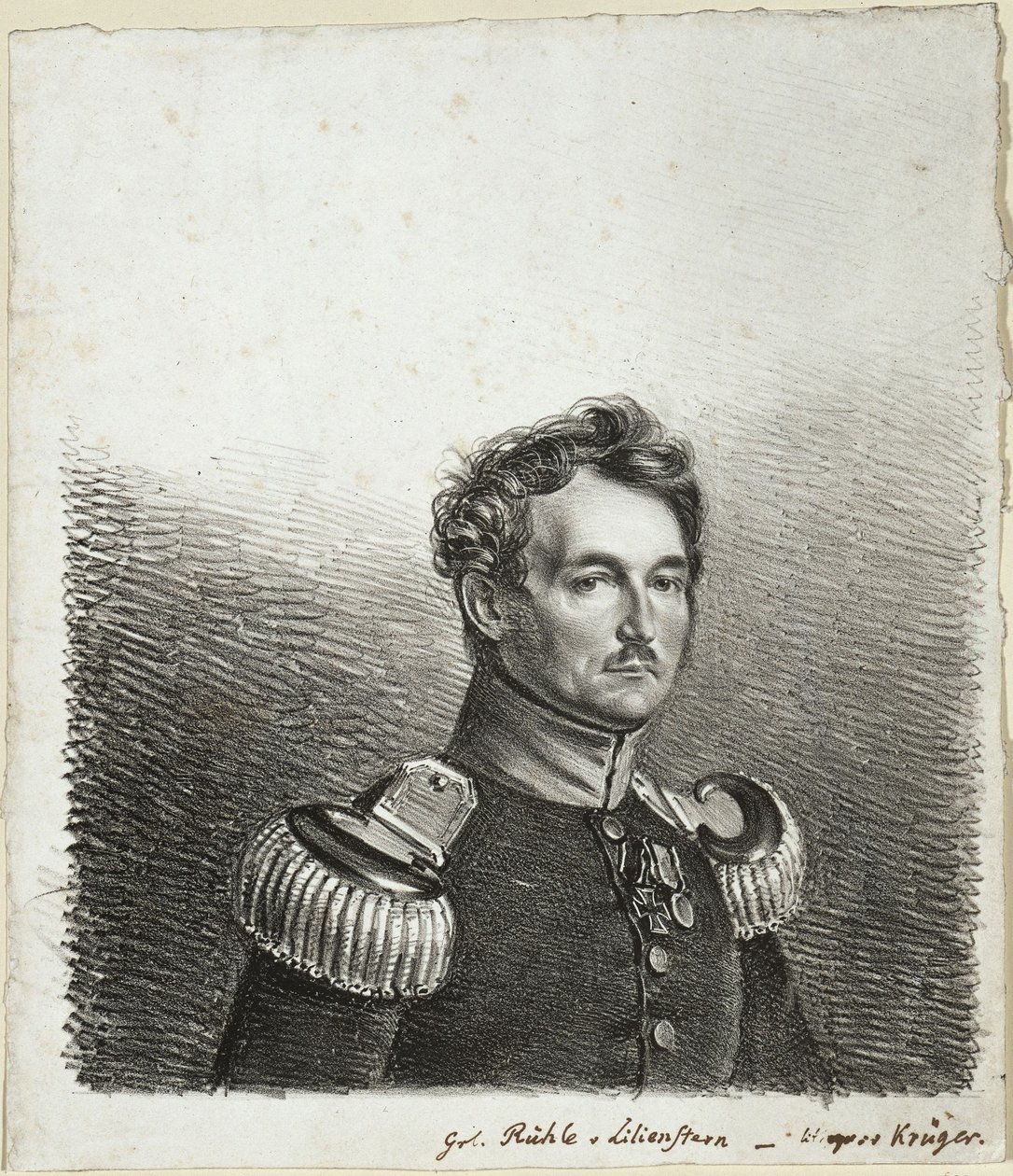 Grev Rühle von Lilienstern av Franz Krüger