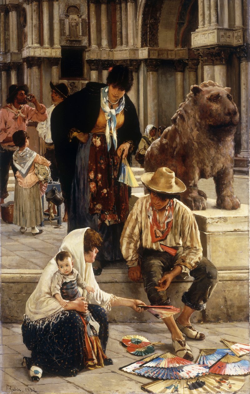 Fan-selgeren, 1882 av Franz Leo Ruben