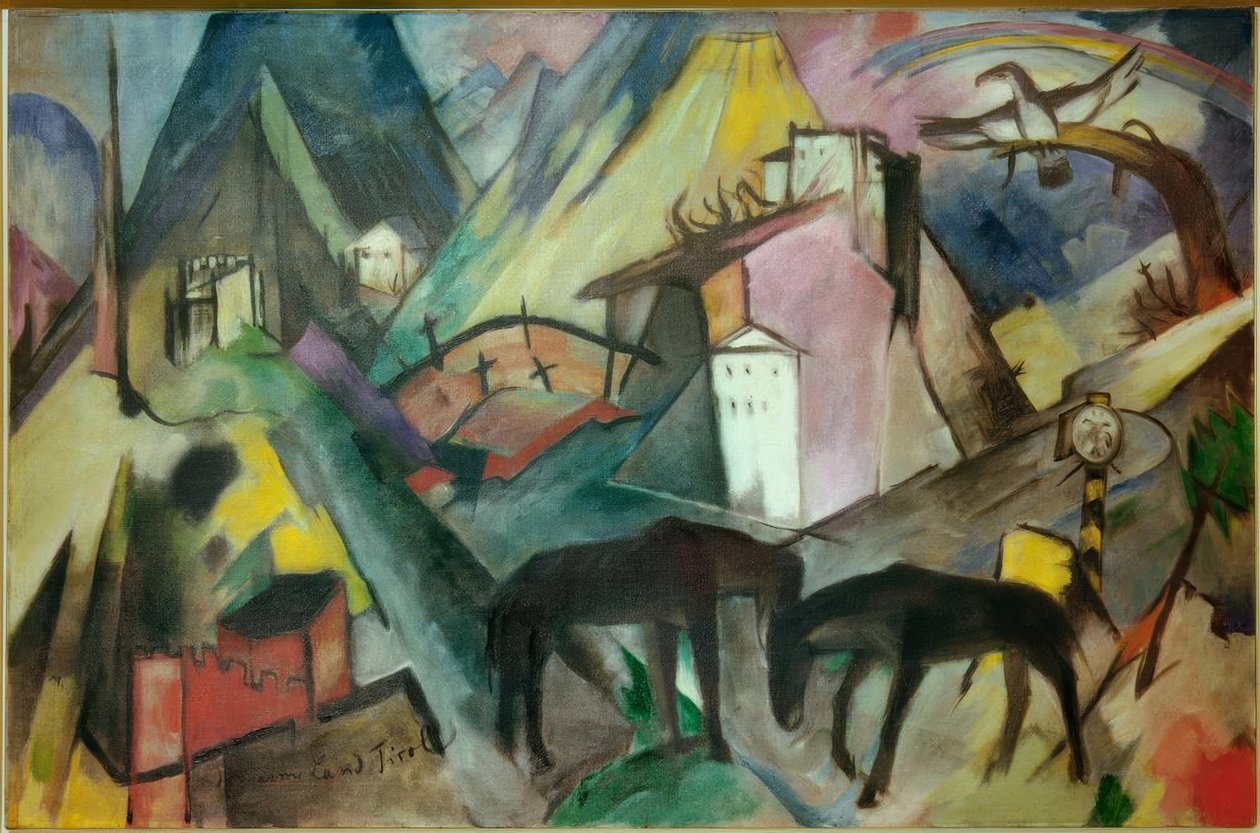 Den fattige staten Tyrol av Franz Marc