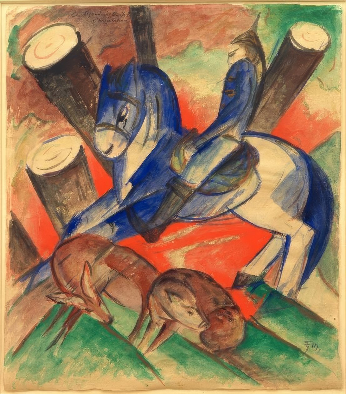 Saint Julian av Franz Marc