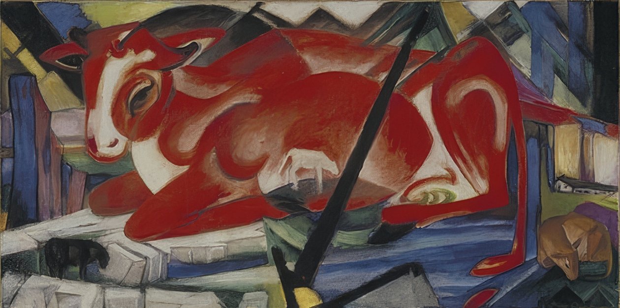 Verdenskua. 1913 av Franz Marc