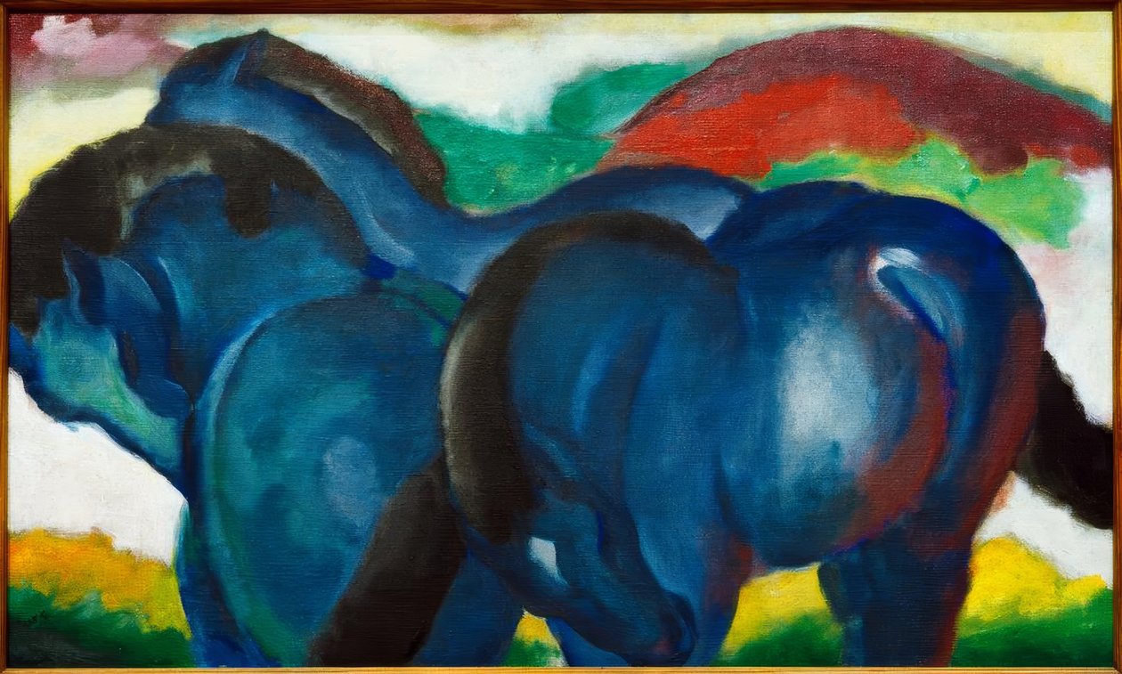 De små blå hestene av Franz Marc