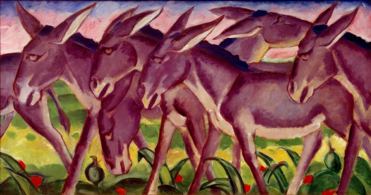 Eselsfries av Franz Marc