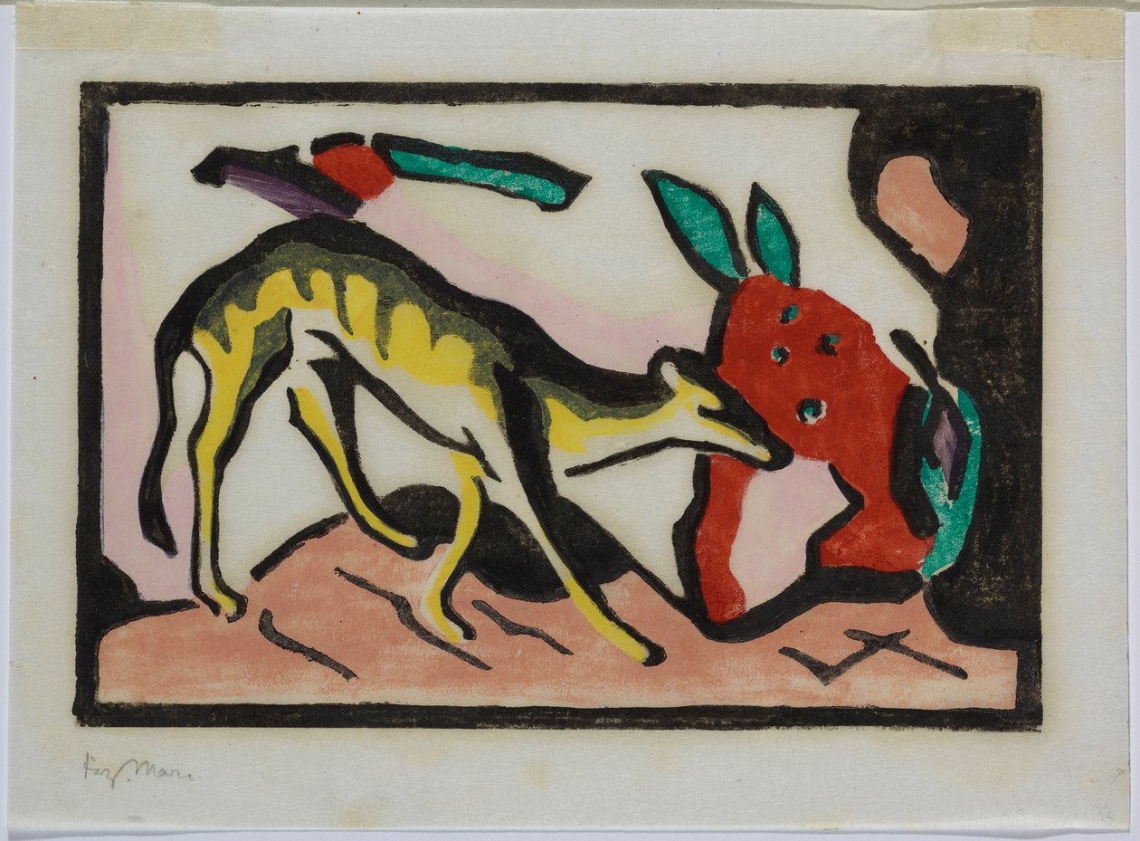 Fabeldyr av Franz Marc