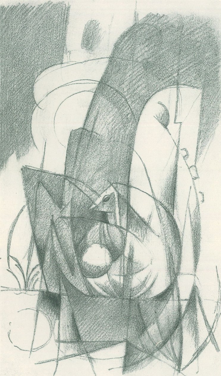 Franz Marc - Skissebok fra felten - Ark 15 av Franz Marc