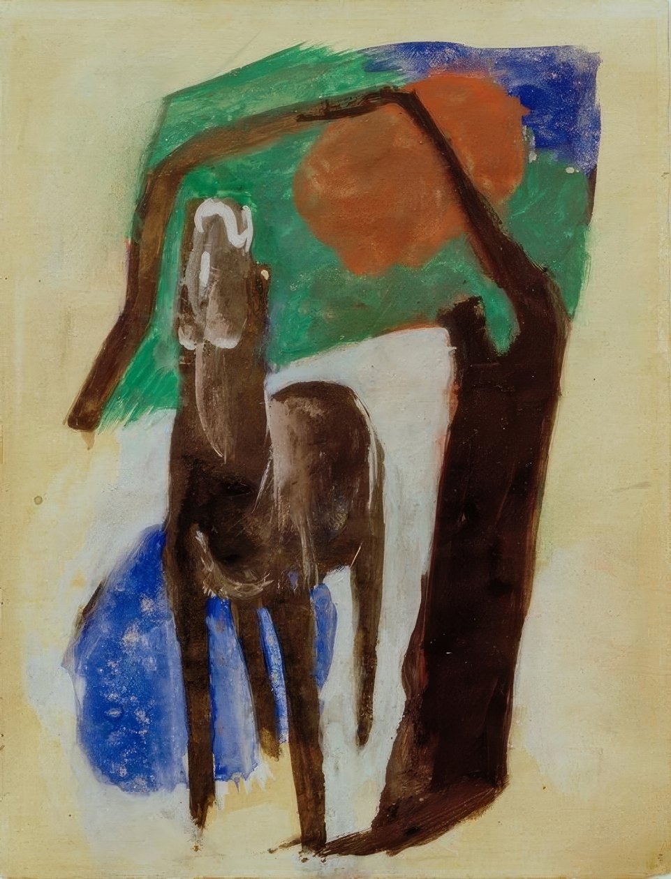 Klagende hest av Franz Marc