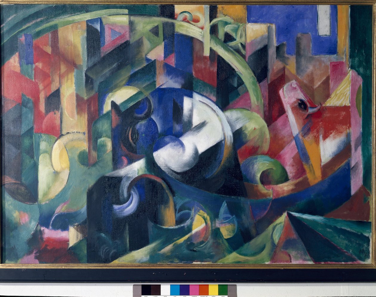 Maling med okser av Franz Marc
