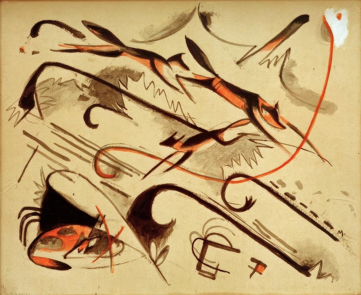 Scherzo (rever som spiller) av Franz Marc