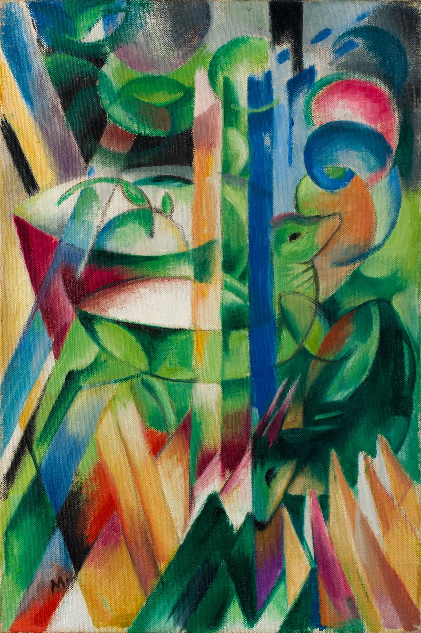 De små fjellgeitene av Franz Marc