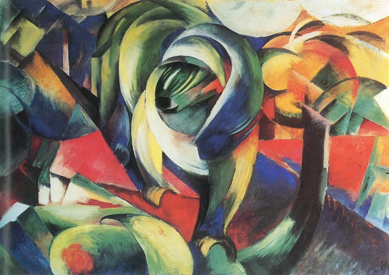 Mandrillen av Franz Marc