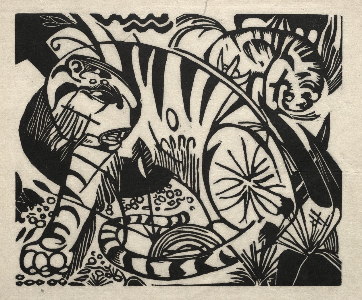 Tiger av Franz Marc