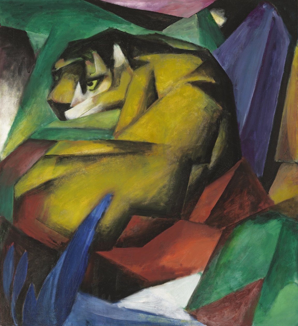 Tiger av Franz Marc