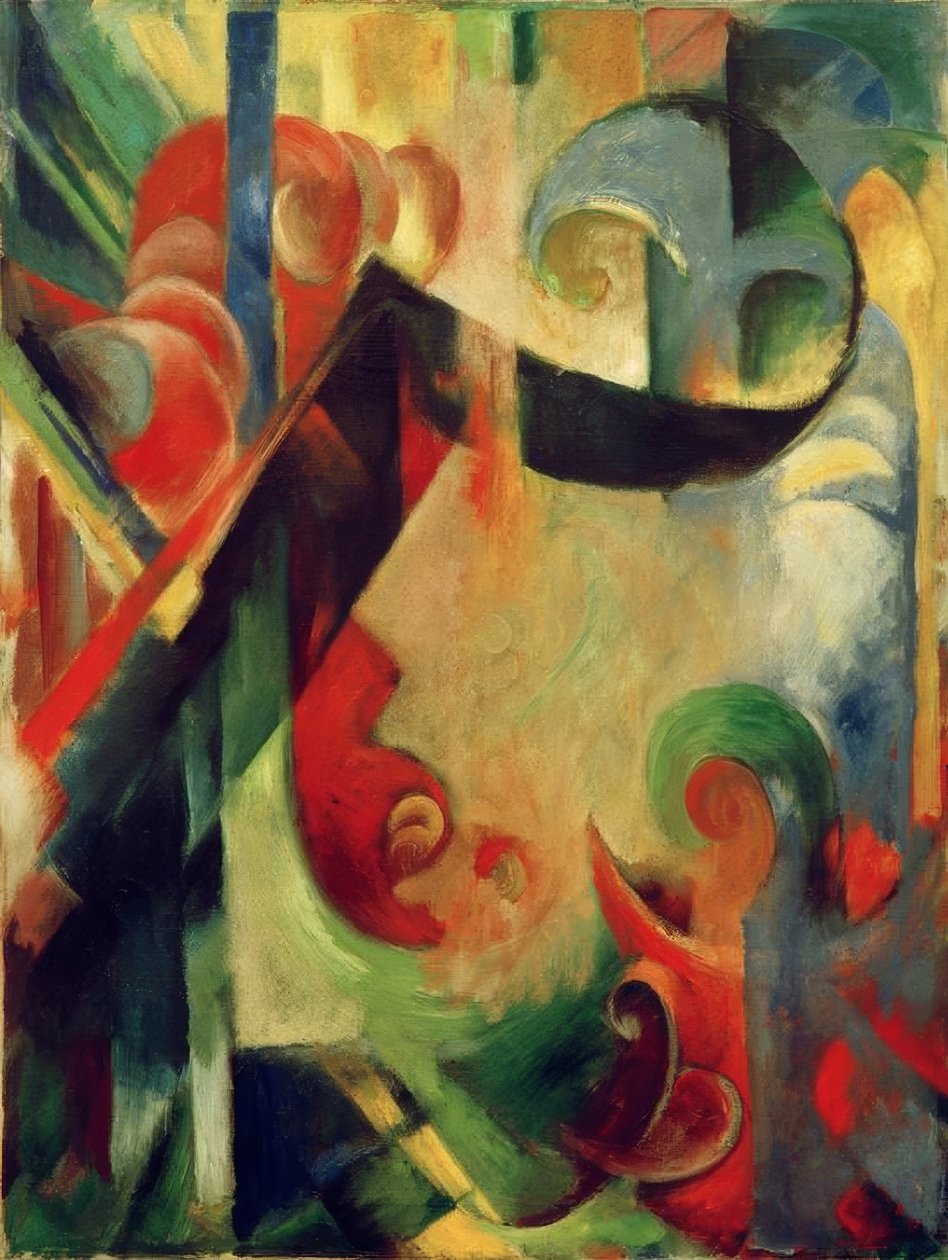 Ødelagte former av Franz Marc