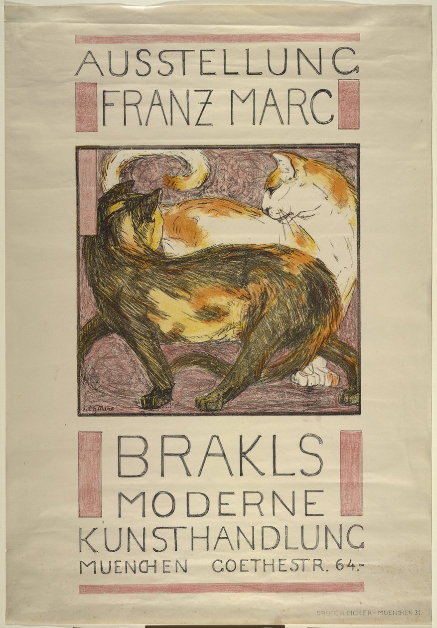 To katter av Franz Marc