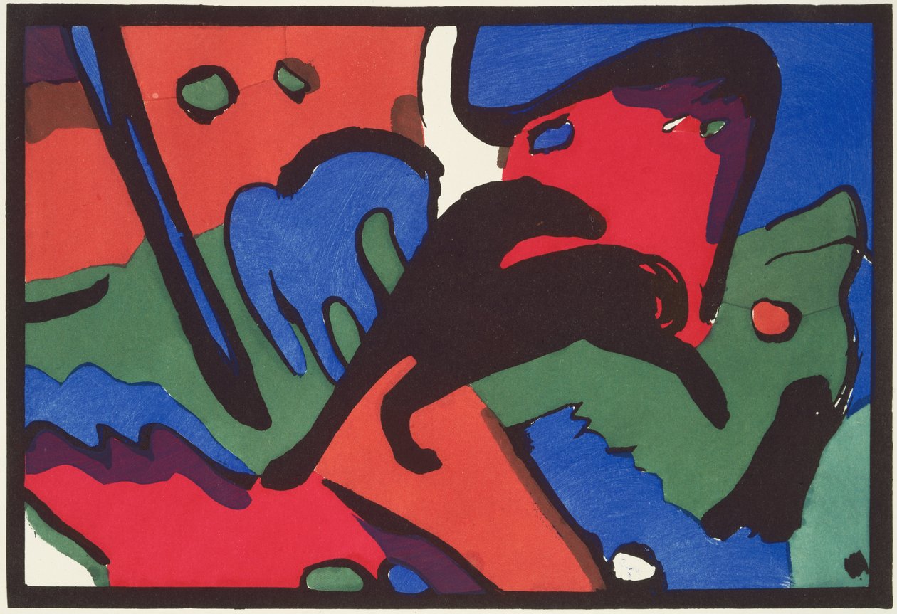 Den blå rytteren av Franz Marc and Wassily Kandinsky