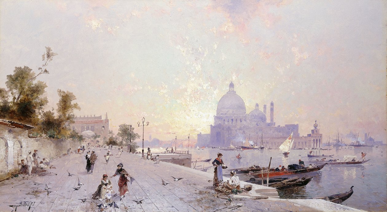 Saint Mary of Health, Venezia: Santa Maria della Salute, Venezia, av Franz Richard Unterberger