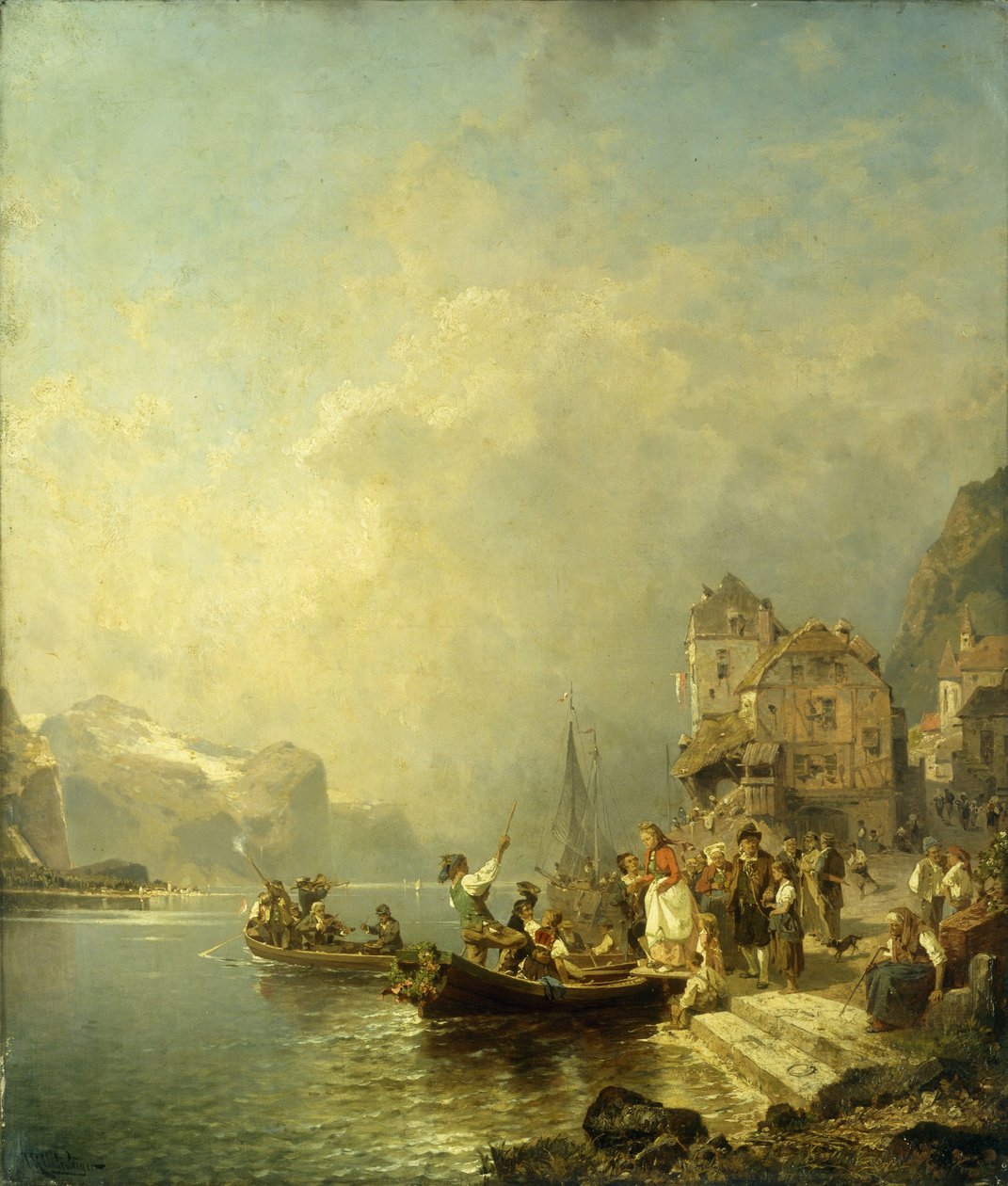 Avskjedsfesten, av Franz Richard Unterberger