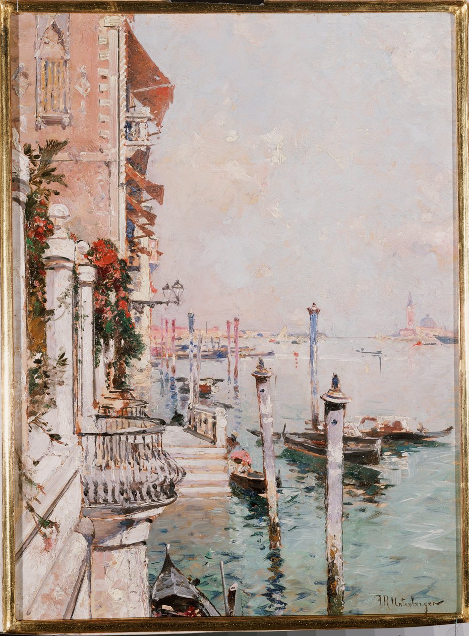 Canal Grande, Venezia av Franz Richard Unterberger