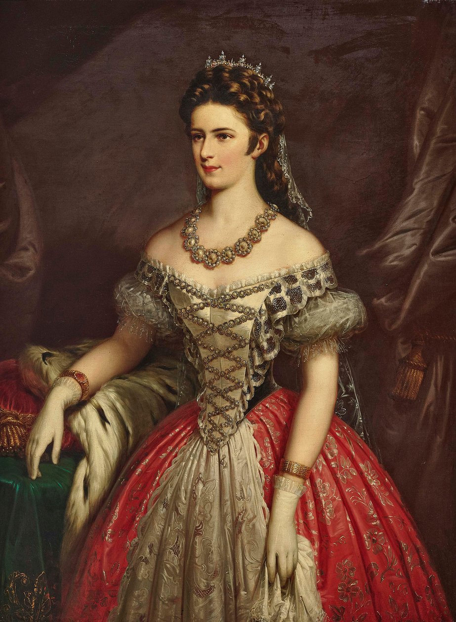 Portrett av Elisabeth av Bayern. av Franz Russ the Elder