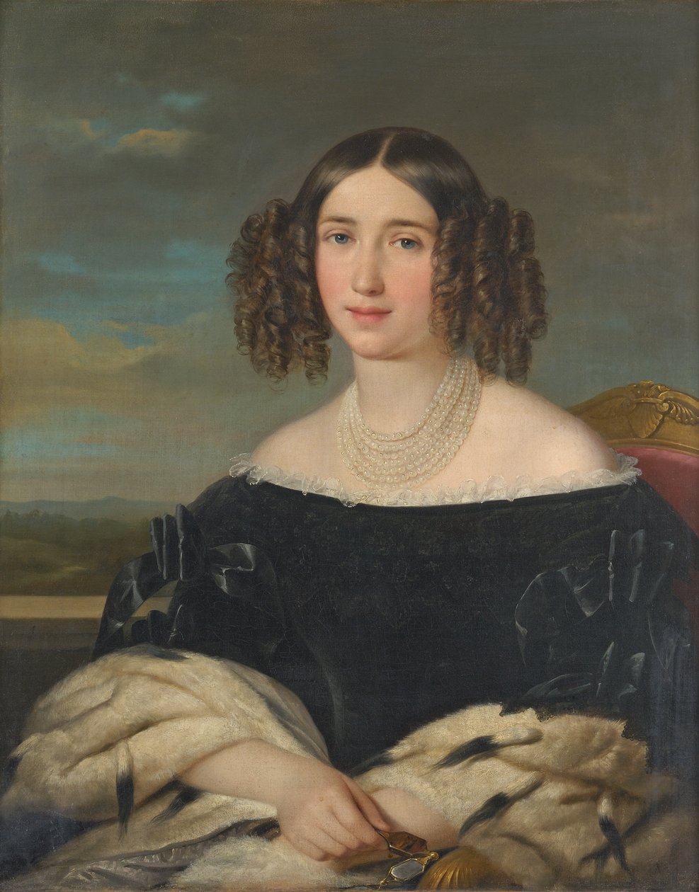 Grevinne Wilhelmine av Auersperg av Franz Schrotzberg