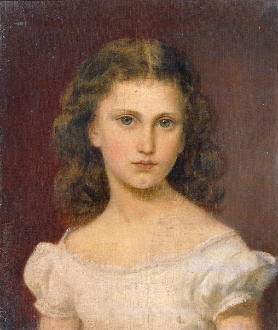 Sidonie Schrotzberg, kunstnerens datter av Franz Schrotzberg