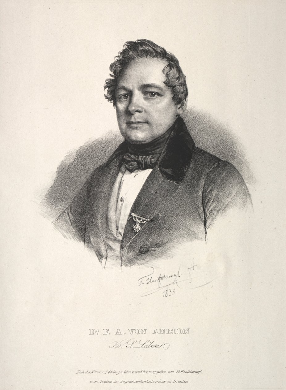dr Fredrik Augustus av Ammon av Franz Seraph Hanfstaengl
