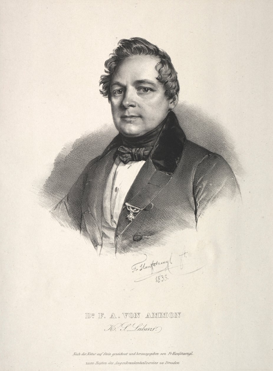 dr Frederick Augustus av Ammon, 1838. av Franz Seraph Hanfstaengl